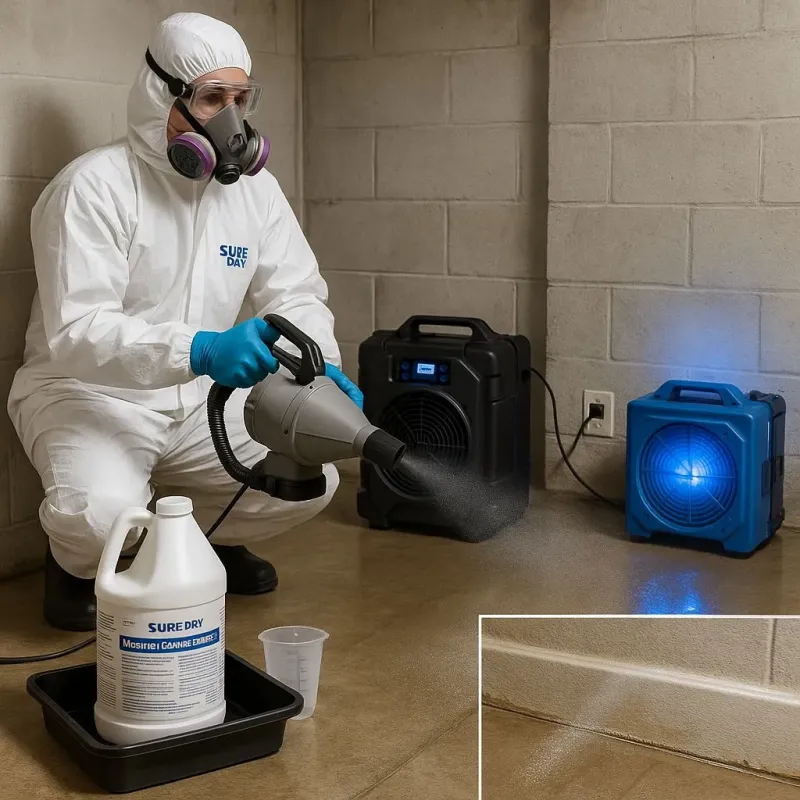 Sanitization and Odor Removal process in New Brighton, PA