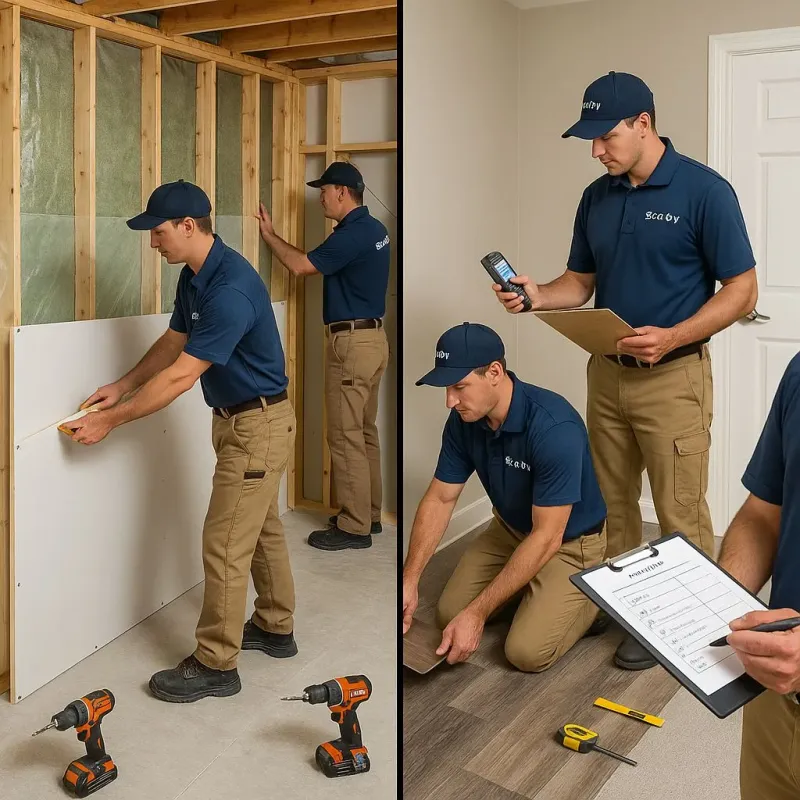 Repairs and Reconstruction process in New Brighton, PA