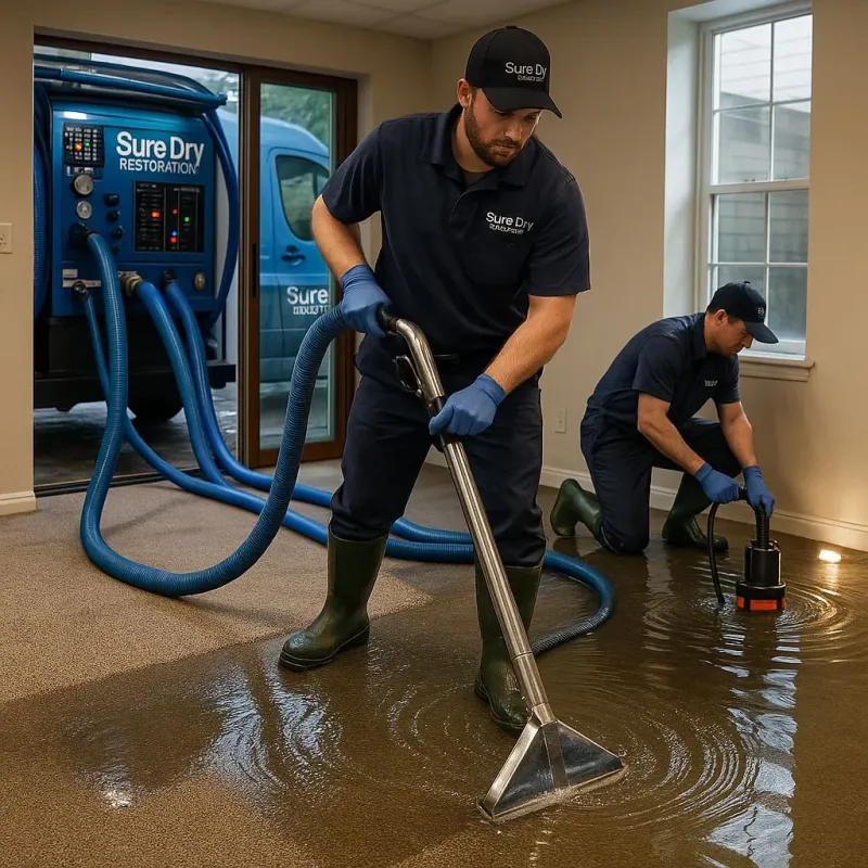 Water Extraction and Removal process in New Brighton, PA